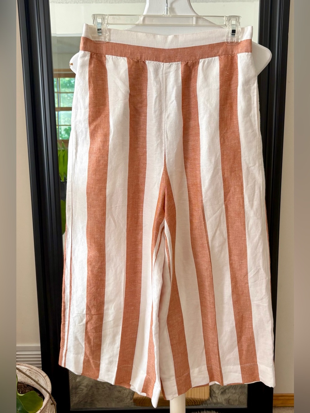 MADEWELL Striped Houston Wide Leg Cropped Pants - Picture 3 of 5